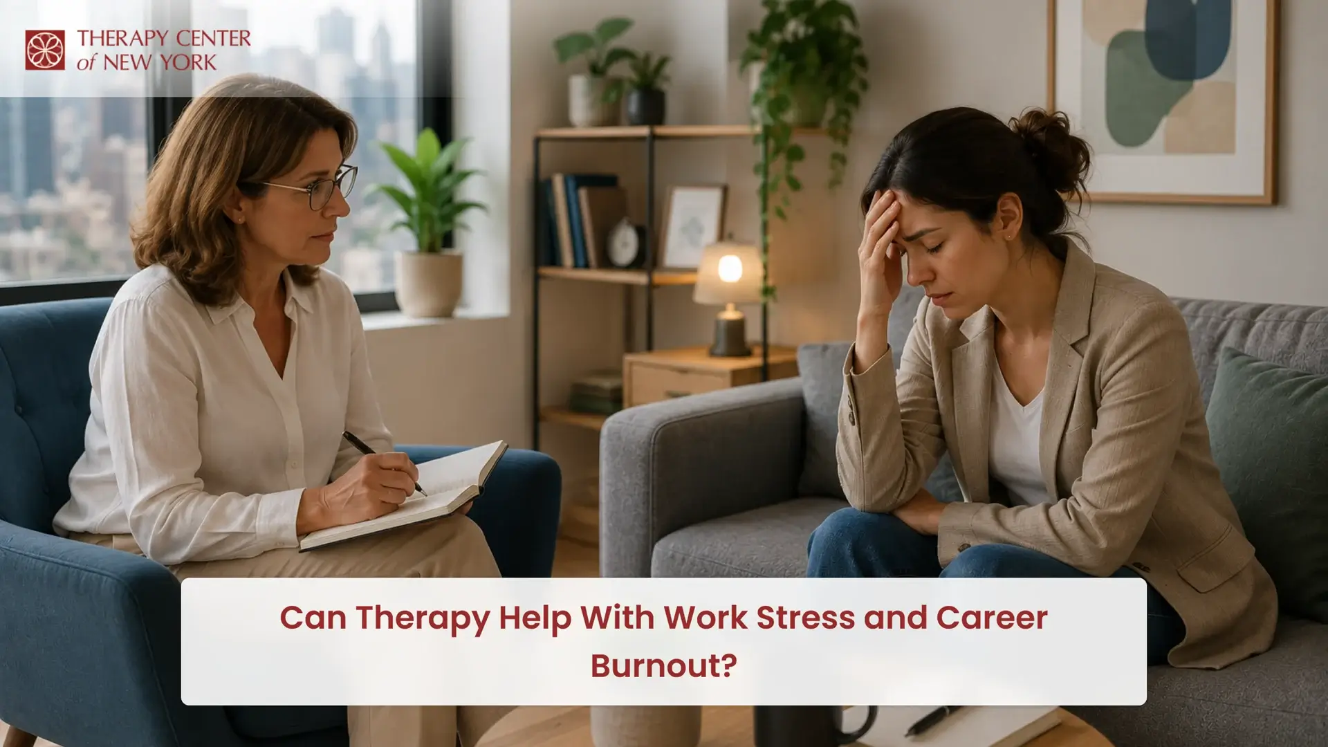 Therapy for work stress and career burnout helping professionals manage workplace anxiety, emotional exhaustion, and improve mental well-being.